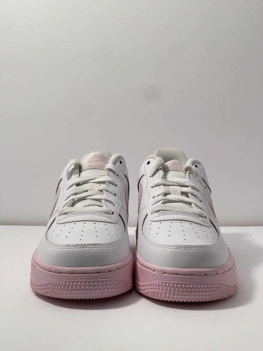 【美品】Nike Force 1 スニーカー ホワイト/ピンク　13cm NIKE ナイキ エアフォース 1 ガールズ AIR FORCE (GS) white