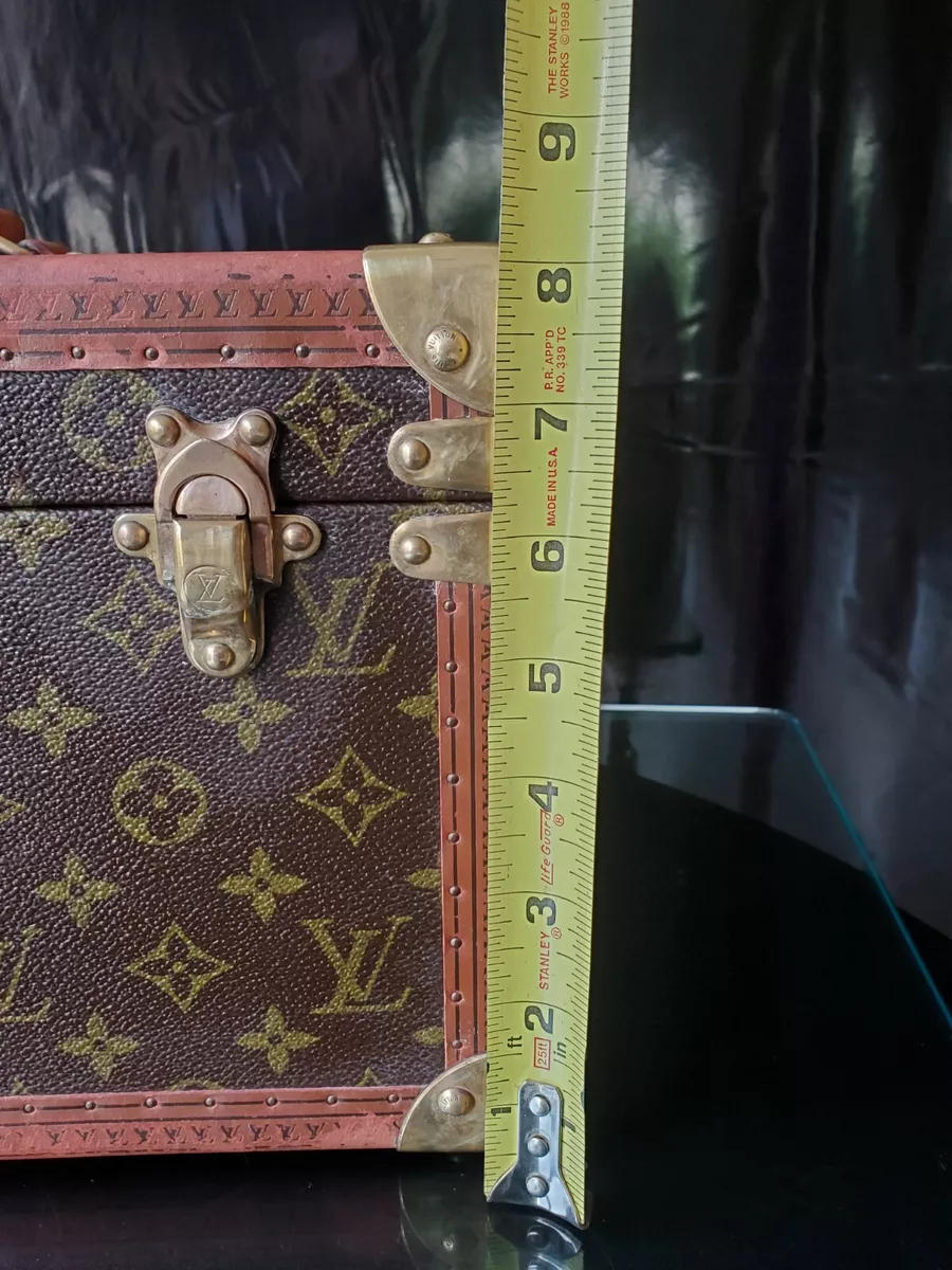 Louis Vuitton Vintage Cosmetic Train Case - Brown Cosmetic Bags