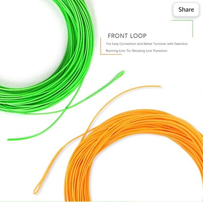 0.026   Floating Shooting/Running Line with Front Loop for 200-450 GRAIN head