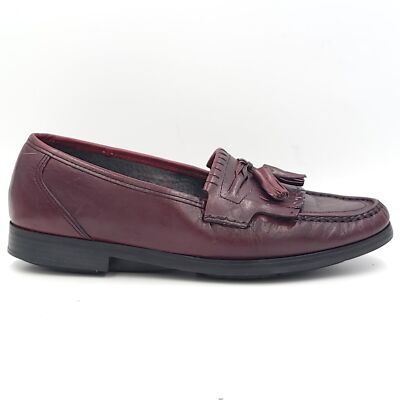 GH Bass Kiltie Tassel Loafers Size 10.5D Brown  Cordovan Leather Shoes -weejuns BASH G. H. Bass & Co. Kiltie Loafers Shoes Dress Leather  main image 4