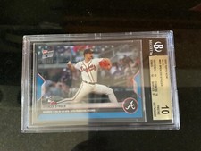 SPENCER STRIDER ROOKIE 2022 Topps Now #825 BLUE/49 GRADED BGS 10 RC  Braves