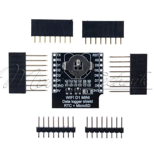 Wemos D1 Mini Data Logger Shield+RTC DS1307 Clock For Arduino/Raspberry