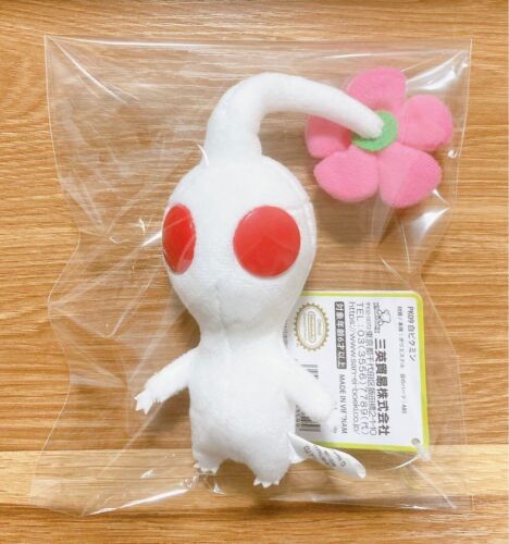 Pikmin Plush Doll Toy Nintendo Tokyo All Characters White Pikmin From Japan New - Afbeelding 1 van 6
