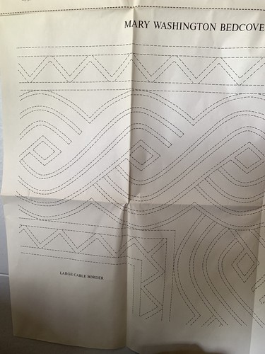Quilting Motifs Of Museum Pieces Actual Size Diagrams & Layouts Easy 2 Utilize - Picture 6 of 7