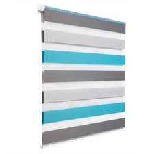 Duo Rollo Doppelrollo Klemmfix ohne Bohren Rollo Fenster Tür Seitenzugrollo #462