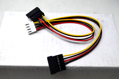 Hikvision 4-pin to Dual SATA Female HDD Power Adapter Cable 10 inches