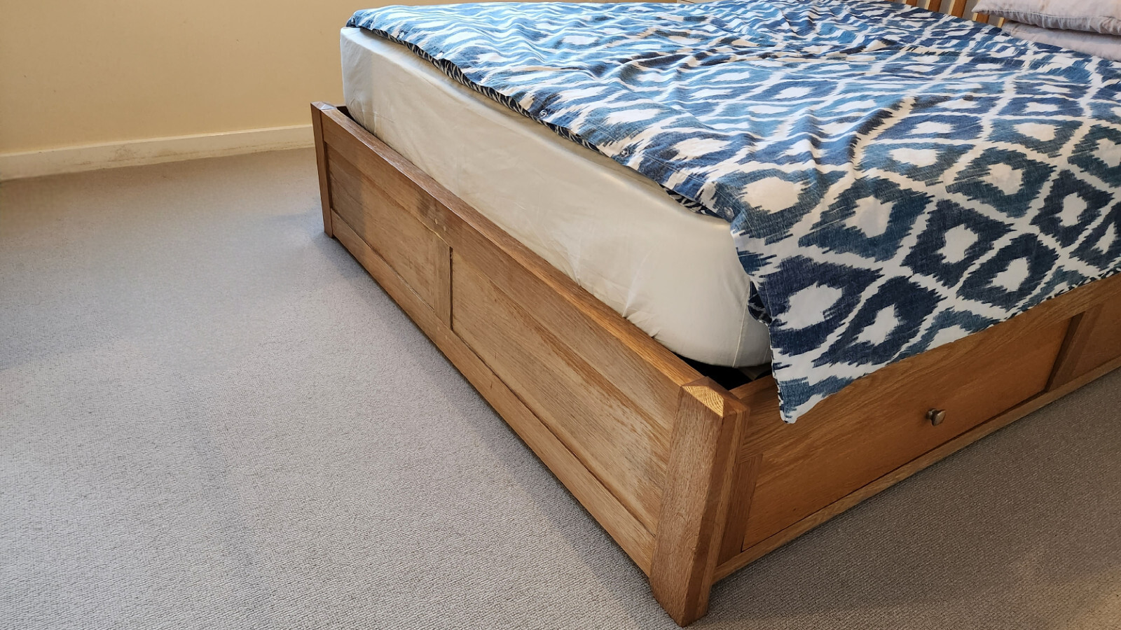King Size Vaneer Wooden / Wood Bed Frame (Collection from London) eBay