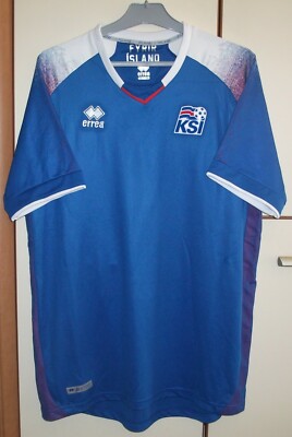 Maillot Islande Domicile 2018/2019 - Errea - Taille S - Homme - Excellent état