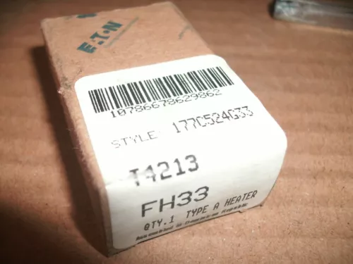 EATON CUTLER HAMMER FH33 177C524G33 THERMAL OVERLOAD HEATER - 3 AVAILABLE