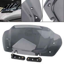 10"Smoke Windshield Windscreen For Harley Street Glide CVO FLHXSE FLHX 2023-Up