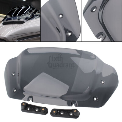 10''Smoke Windshield Windscreen For Harley Street Glide CVO FLHXSE FLHX 2023-Up