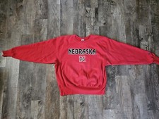 VTG Vintage Champion Reverse Weave Nebraska Sweatshirt Large Huskers