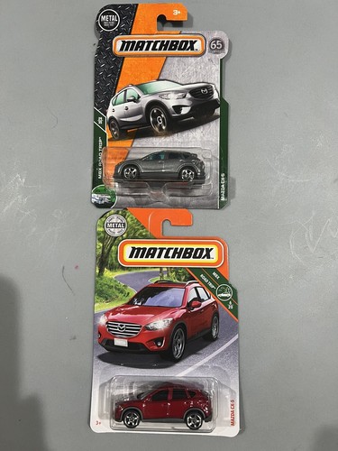 Matchbox MBX Road Trip 24/35 Metallic Silver And 6/20 Red Mazda CX-5’s Lot Of 2