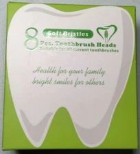 SOFT BRISTLES replacement Toothbrush Heads 8 ct HX6064 all current toothbrushes