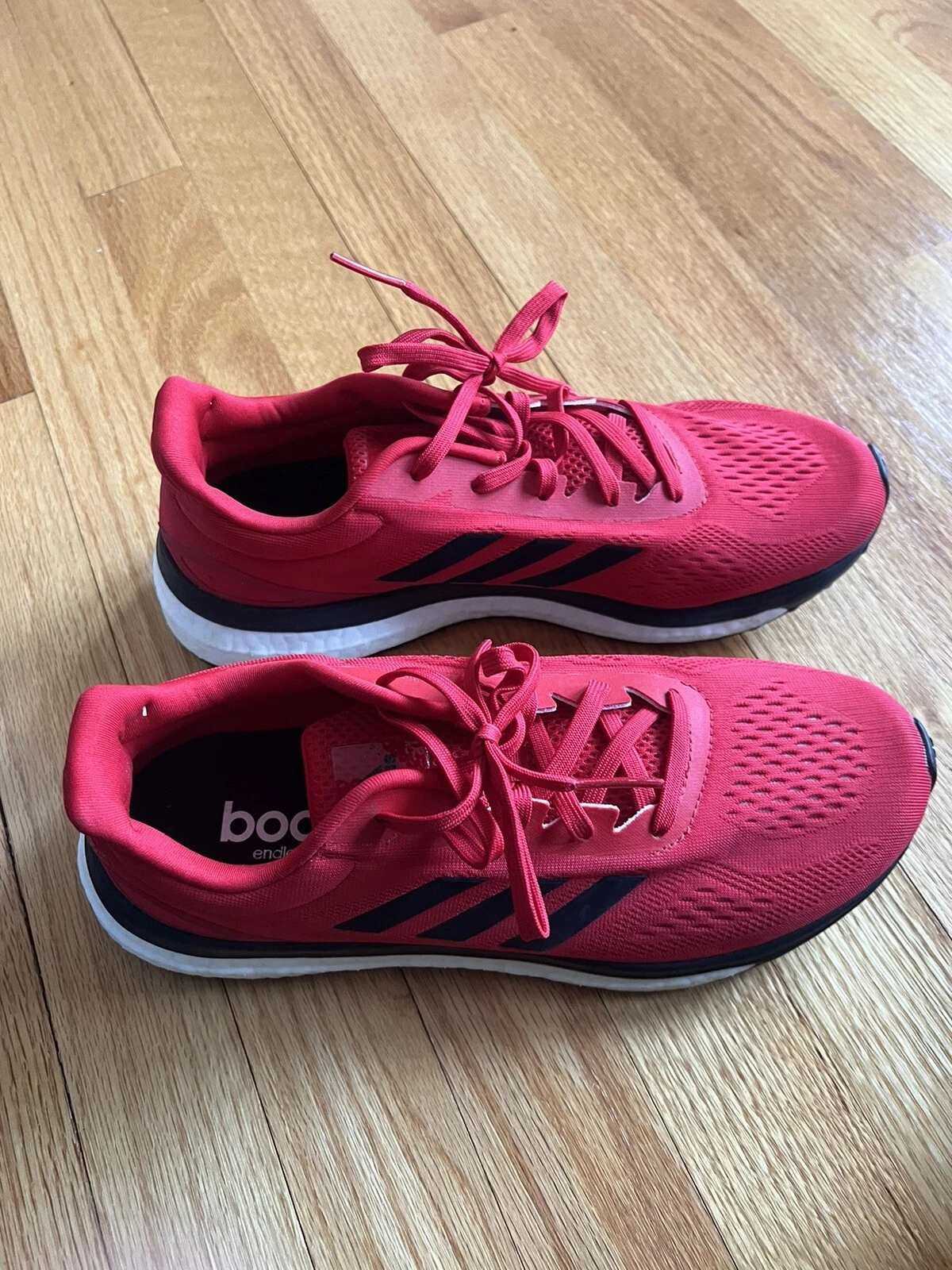 Nuove scarpe da corsa rosse Adidas Response Boost LT da uomo taglia 7 5 scarpe da passeggio