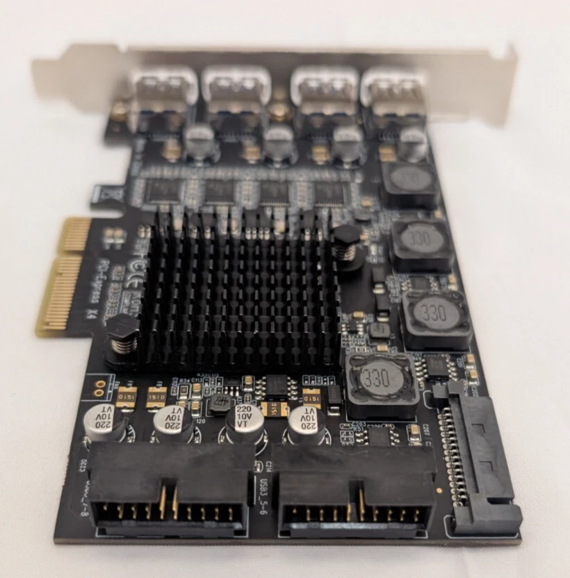 8-Ports PCIE Superspeed 5Gbps USB 3.0 Card for Windows and Linux Desktop PCs - Image 4 of 4