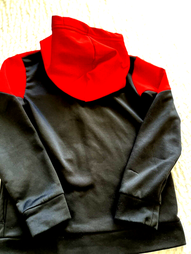 PUMA Red/Black Full Zip Up Hoodie Sweatshirt Boys Jacket, Boys Size 6 - Picture 2 of 5