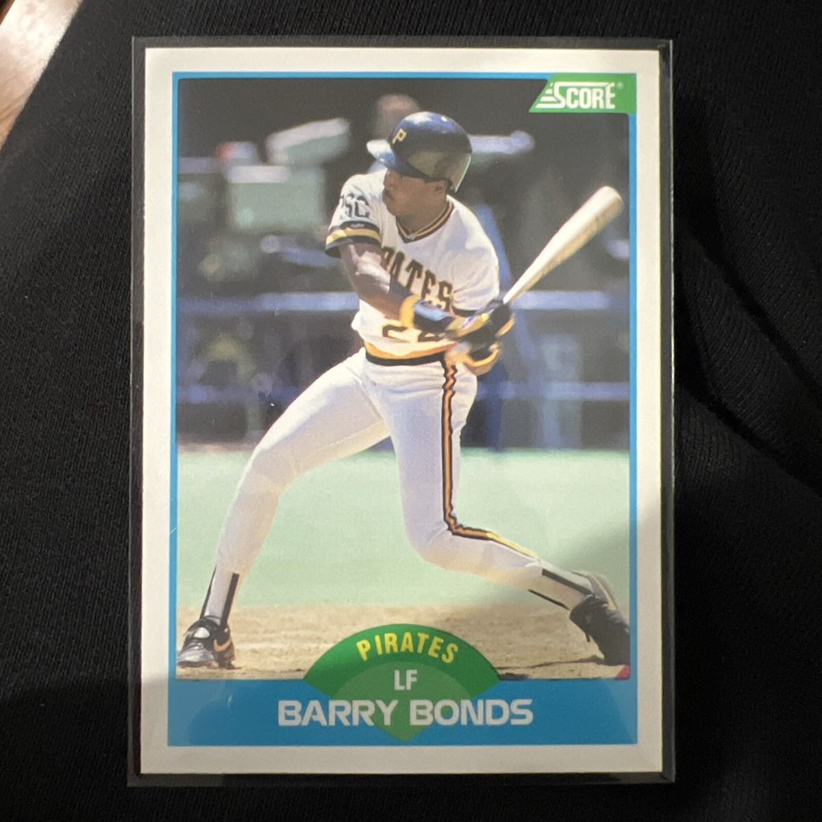 1989 Score Barry Bonds. Ranked 12th most valuable card in set