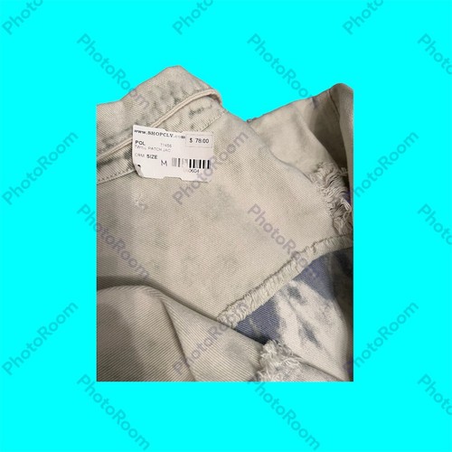 NEW POL SHIRT JACKET Jeans Women Size M - Picture 8 of 10