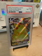 2020 Pokemon Vivid Voltage – Pikachu VMAX Full Art 044/185 – PSA 8