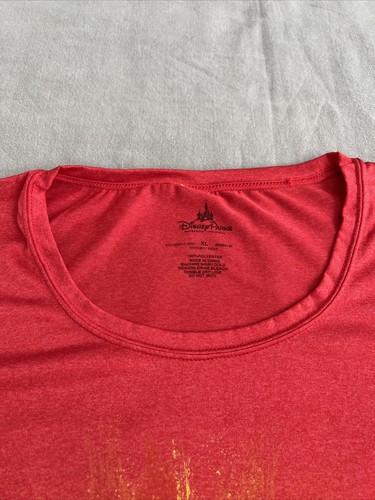 DISNEY PARKS INSIDE OUT ANGER T-SHIRT WOMENS RED SIZE XL (PRE-OWNED)  - Picture 7 of 12