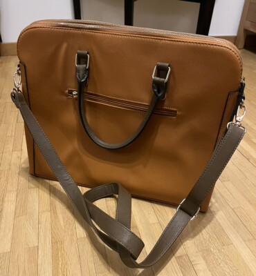 Carpisa Large Handbag / Laptop Bag / Work bag - Orange Brown