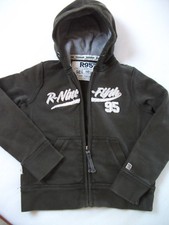 R 95TH - Sportl.,warme Vintage Sweatstrickjacke mit Kapuze 8J/128 neuw.