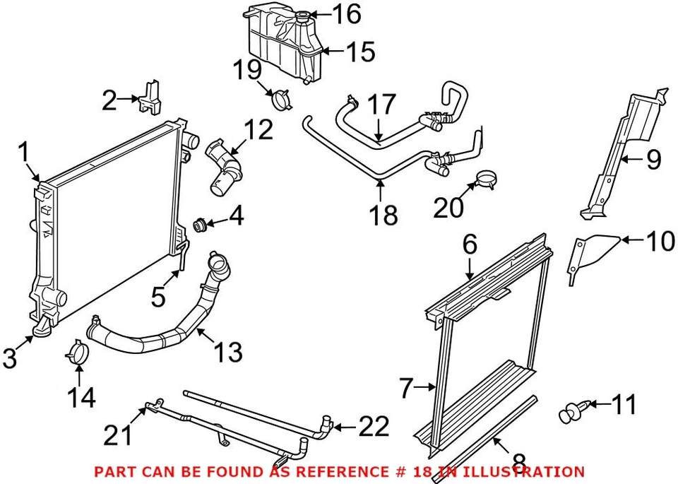 Mangueira de transbordamento de líquido de arrefecimento de motor Mopar original do fabricante para Chrysler 300 68193882AD - Imagem 2 de 2