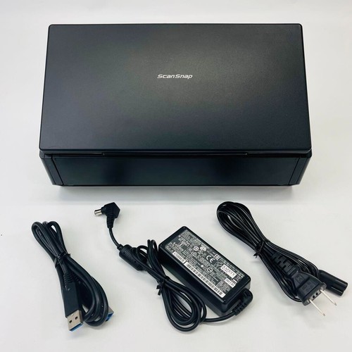 Fujitsu ScanSnap iX500 USED Document Scanner FI-IX500 w/Adapter Cable From japan - 第 5/6 張圖片