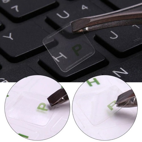 Russian Keyboard Stickers Letter Laptop Alphabet Waterproof Super Durable 2pcs - Picture 11 of 18