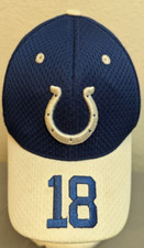 Indianapolis Colts Manning 18 Reebok Adjustable Cap Hat Youth Blue White
