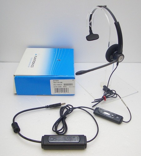 Plantronics Immettere Un HW111N-USB Mono Wideband Cancellazione di Rumore Cuffie - 第 1/1 張圖片