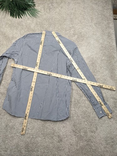 Victorinox Shirt Mens XL Extra Large Check Button Down Tailored Fit Long Sleeve - Picture 5 of 6