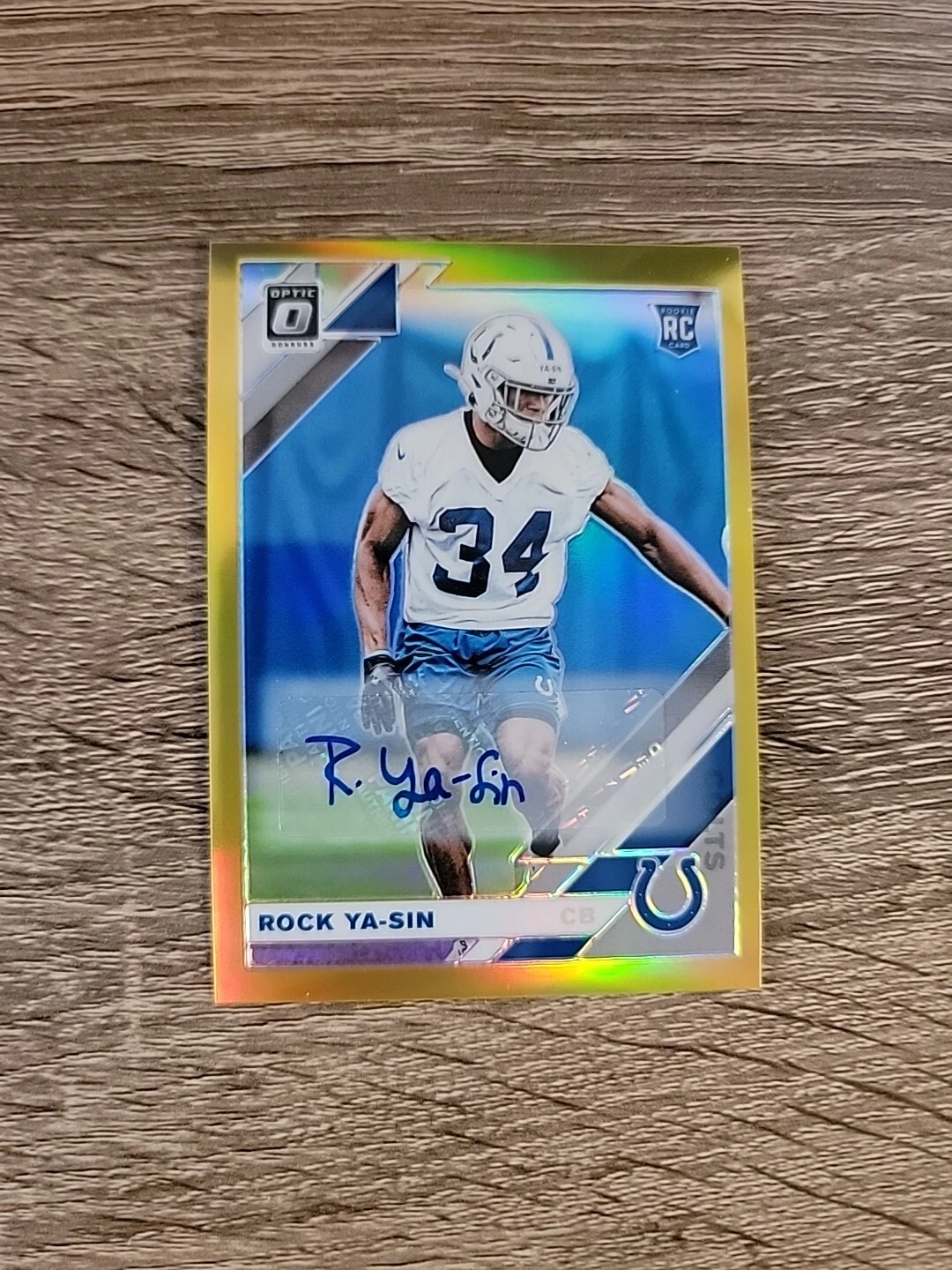 Rodney Anderson Panini Luminance Rookie Ink #RA Gold