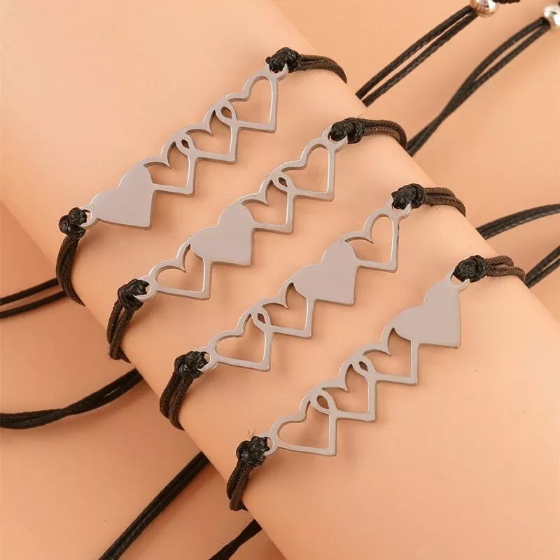 Stainless steel friendship bracelets sale