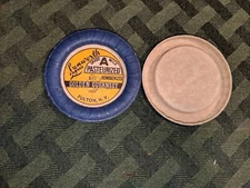 Vintage milk bottle cap Lynworth Farms Grade A Golden Guernsey Fulton NY Lot=2