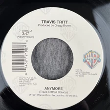 TRAVIS TRITT Anymore / It's All About To Change 45 Warner Bros. 7-19190 UNPLAYED