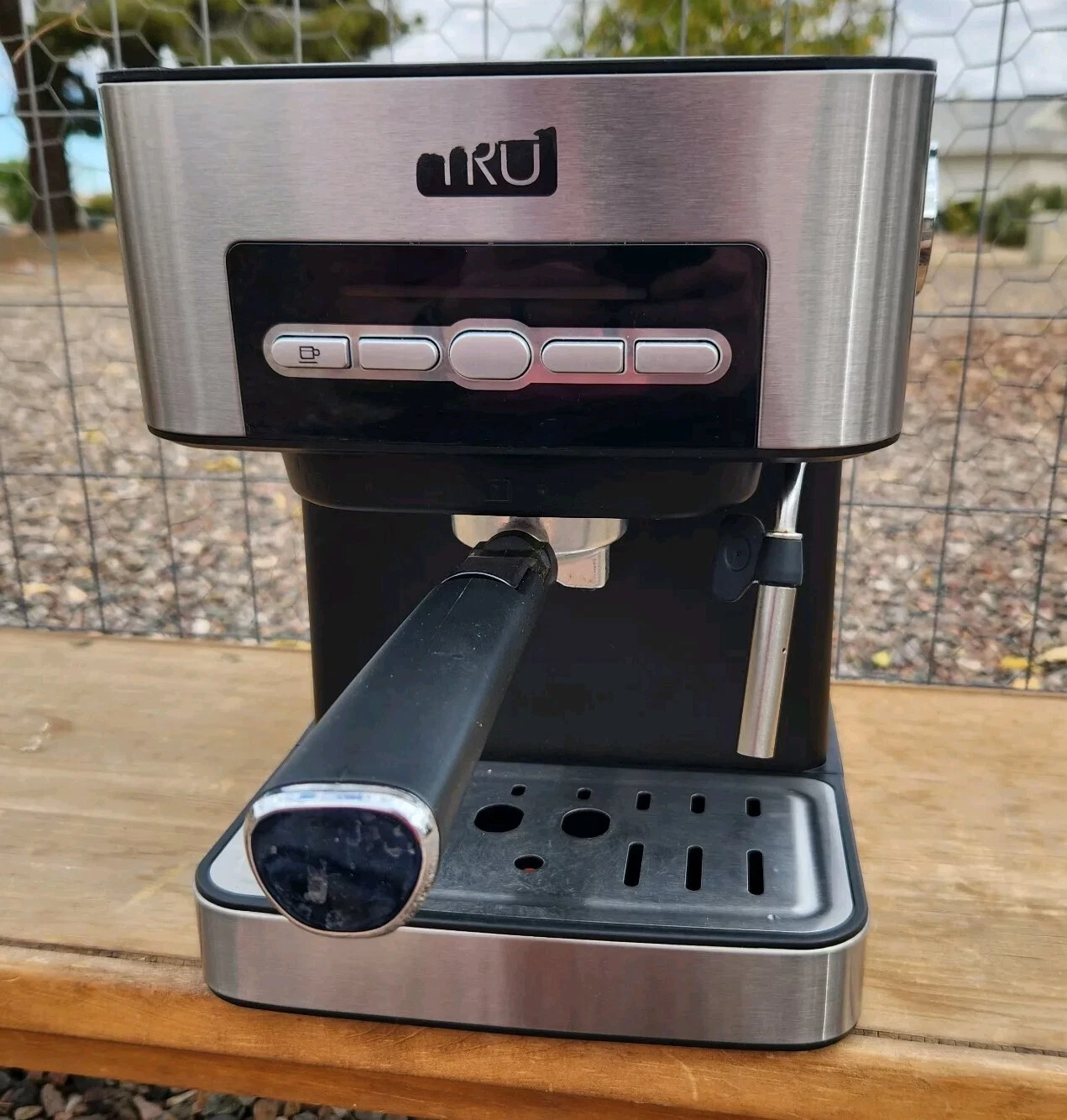 TRU 15-Bar Espresso Machine Brew Control Steam Control CM66862