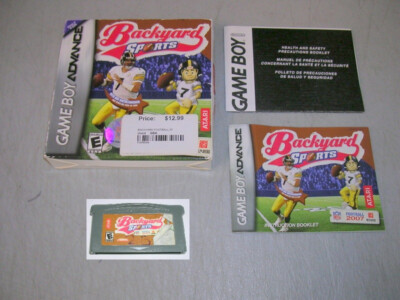Backyard Sports Football 2007 (Game Boy Advance GBA) CIB Complete in ...