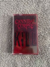 Cannibal Corpse "Kill" Red Cassette Tape Hells Headbangers 2023 MC-147 Death Met