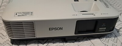 Epson PowerLite 1975W WXGA 3LCD HDMI Projector Works High Lamp Hours