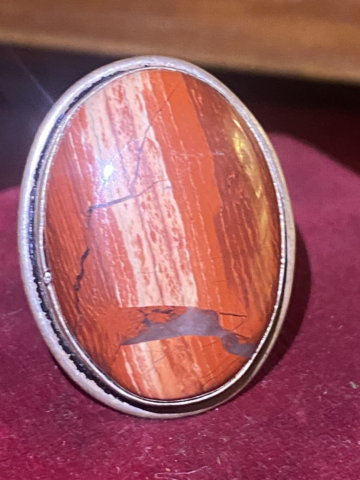 Beautiful Sunstone Women's Ring Solid 925 Silver … - image 6