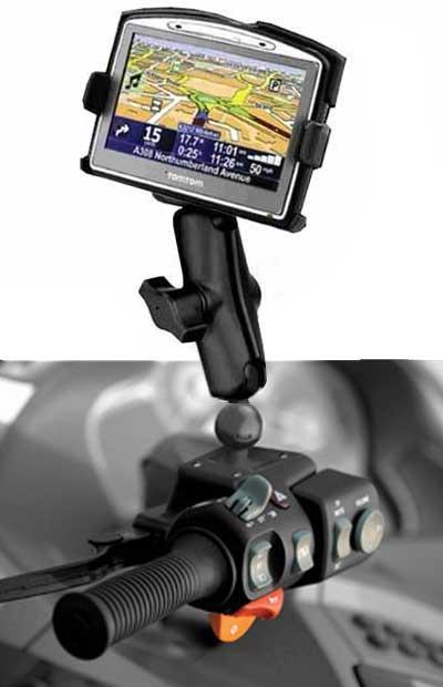 SUPPORTO OLIERA MOTO BMW HONDA SUZUKI RAM-B-345-TO6U PER TOMTOM GO 520 530 720