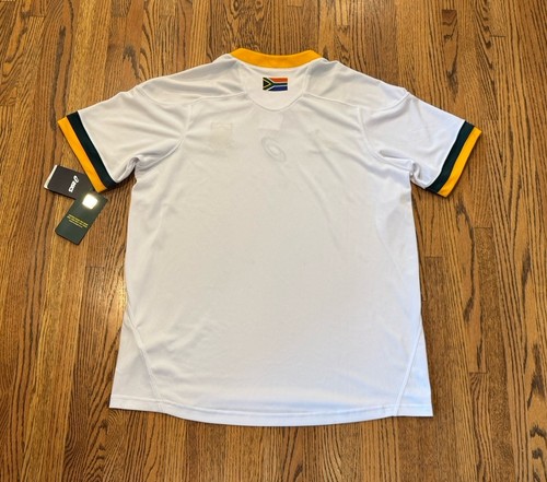 South Africa Springboks 2014 ASICS Authentic National Rugby Union Jersey 3XL NWT - Picture 2 of 19