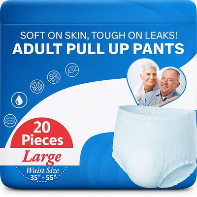 DISCOUNT SELLER 20 x Incontinence Pants Women & Men Maxi | Pull Up Pants | Large Adult Diapers