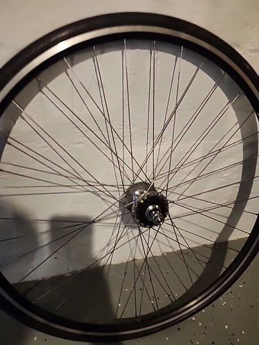 Promax hubs Mavic Hoops Clincher Wheelset 16t DA Cog And Lock Ring - Picture 4 of 5