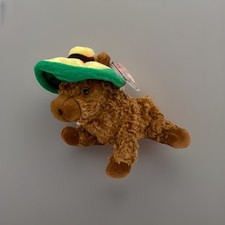 Ty Beanie Babies Siesta the Donkey 6.5" Stuffed Plush Internet Exclusive NWT