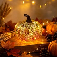 Herbstdeko KüRbis LED Laterne Leuchtende Tischdeko FüR Halloween Erntedankfest