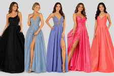 LOT OF 5 Designer Prom/Pageant Gowns – Size 00 – Jovani & Clarisse – New