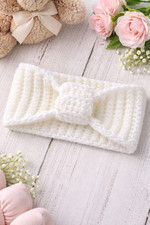 Baby Turban Head Wrap Headbands And Girl Knitting Button Hairbands 4 pieces